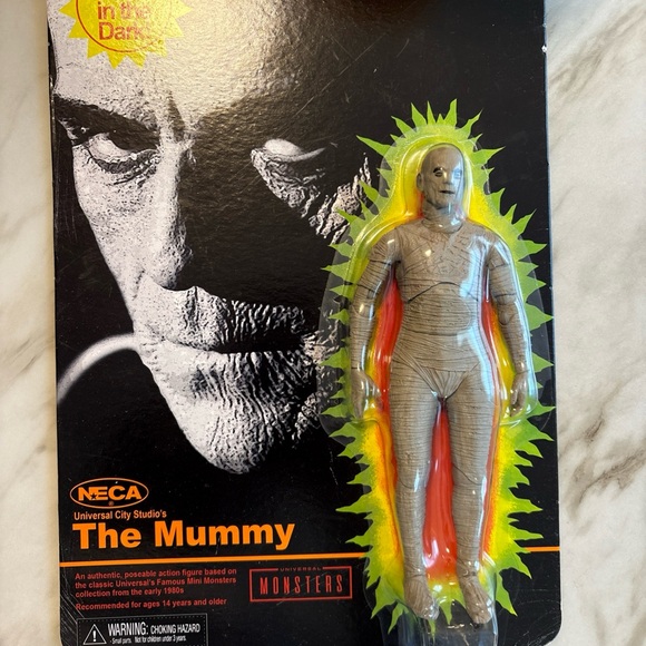 Neca | Toys | Neca Universal Monsters The Mummy Glow Action Figure Gray ...